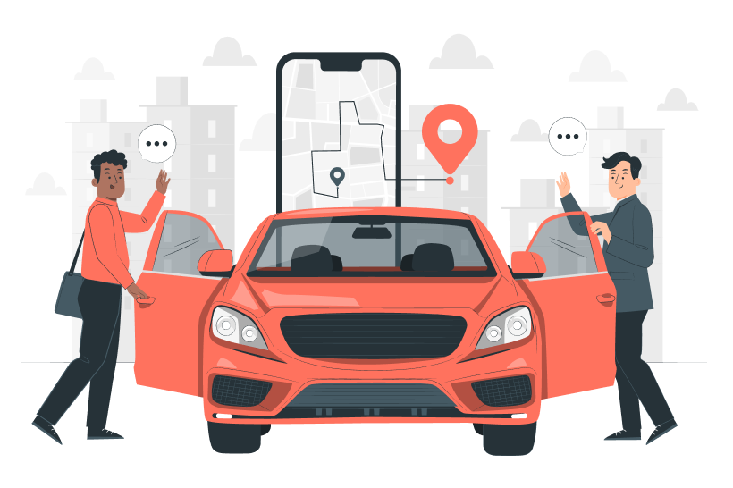 Ride Together Illustration